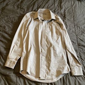 mens grey dress shirt small